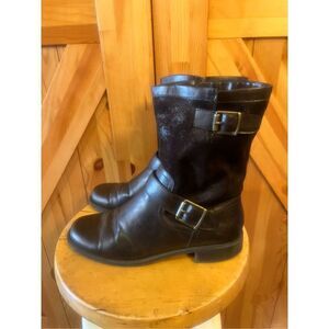 A2 by Aerosoles Women's Slow Ride Riding Boots,brown Synthetic,size 9.5